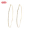 Vintage Style Jewelry Wholesale 18K Gold Customized No Moq Earrings Fashion Hoop Earings