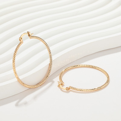 Hd Fashion Custom Made 18K Gold Jewelry Wholesale Gold Hoop Earrings