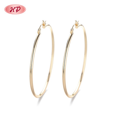 China Manufacturer Wholesale 18K Plated Jewelry Bulk Women Hoop Earrings For Women