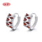 925 Sterling Silver Minimalist Design Vintage Heart-Shaped Huggy Hoop Earrings