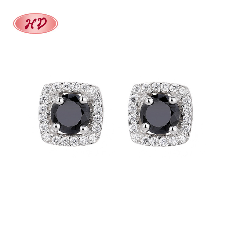 Shine Bright with Our 925 Silver Square Stud Earrings