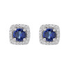 Hot Sale Fine Jewelry For Ladies 925 Sterling Silver Cubic Zirconia Statement Earrings