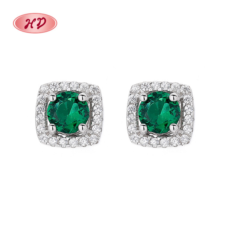 Shine Bright with Our 925 Silver Square Stud Earrings