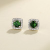 Hengdian Wholesale Fahsion Jewelry For Ladies Cubic Zirconia 925 Silver Custom Stud Earrings