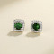 Hengdian Wholesale Fahsion Jewelry For Ladies Cubic Zirconia 925 Silver Custom Stud Earrings
