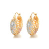 China Manufacturer Wholesale Irregular Pattern 18K Gold Plated Fashion Jewelry Earrings