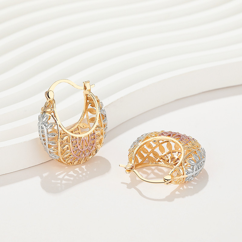 Illuminate Elegance with Our 18K Gold-Plated Hoop Earrings