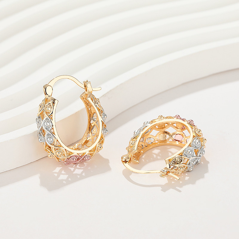 Illuminate Elegance with Our 18K Gold-Plated Hoop Earrings