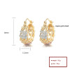 Colorful Patterned Fashion High Jewelry For Women Wholesale Vintage Style Hoop Earrings