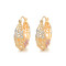 High Quality Vintage Style New Fashion Wholesale 18K Plated Jewelry Hoop Earrings