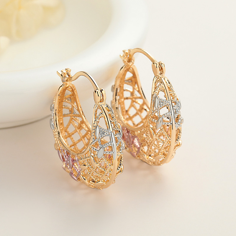 Unique 18k Personalized Alloy Women's Earrings - Wholesale Fashion Jewelry