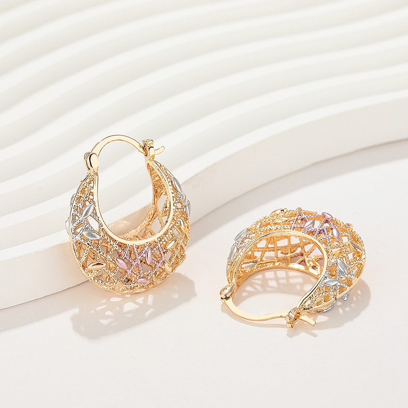 Illuminate Elegance with Our 18K Gold-Plated Hoop Earrings