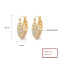 18K Laminated Gold Customized Hd Accessories Wholesale Fashion Jewelry Earrings