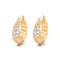 Country Jewelry Vintage Style Wholesale 18K Laminated Gold Hoop Earrings For Ladies