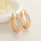 Fashion Hoop Earings Hd Custom Made Fine Jewelry Wholesale 18K Gold Plated Earring