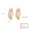 Fashion Hoop Earings Hd Custom Made Fine Jewelry Wholesale 18K Gold Plated Earring