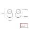 Hengdian Wholesale Fine Jewelry 925 Sterling Silver Circle Hoop Earrings Women