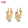 Hot Sale 18k Gold Jewelry Wholesale Gifts For Ladies Creative Hoop Earrings