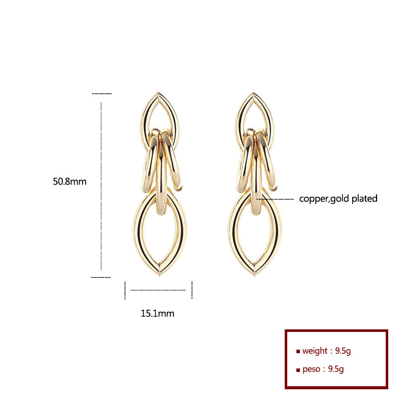 Venta al por mayor de pendientes de anillo