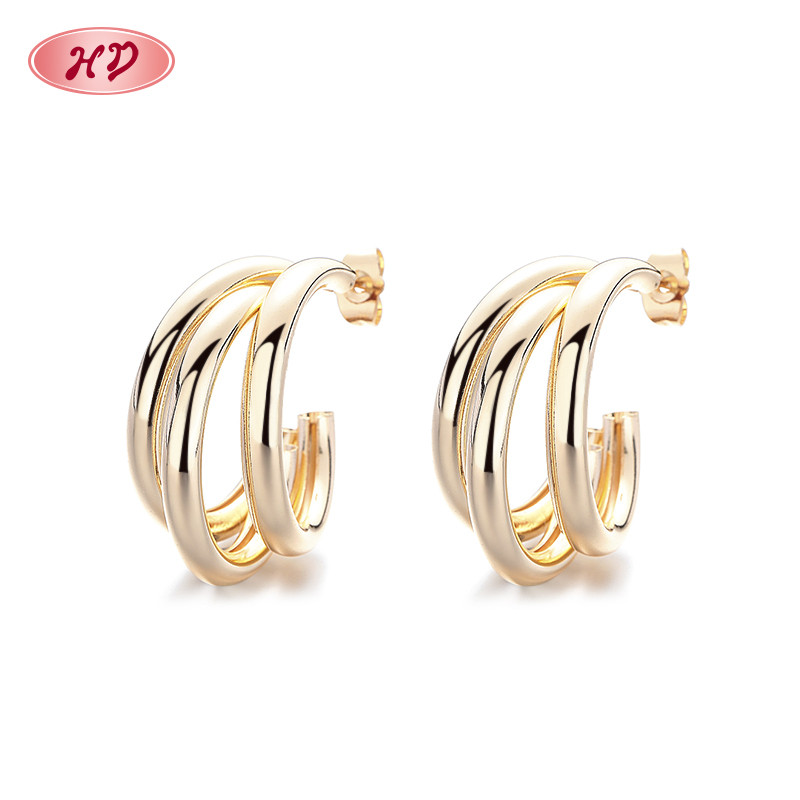 Unique 18k Personalized Alloy Women's Earrings - Wholesale Fashion Jewelry