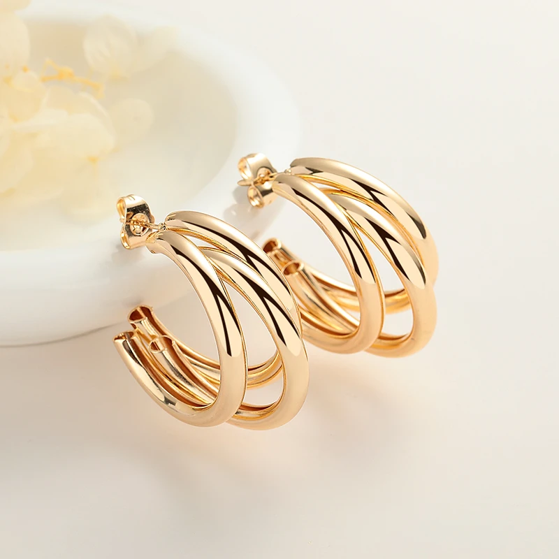 Unique 18k Personalized Alloy Women's Earrings - Wholesale Fashion Jewelry