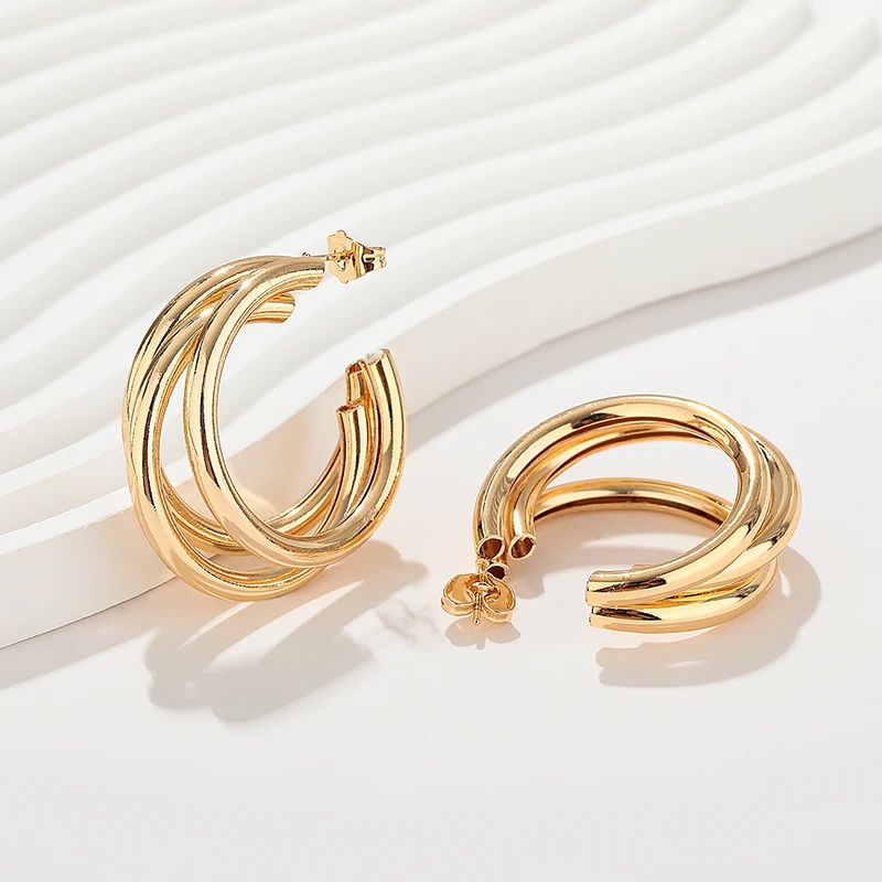 Unique 18k Personalized Alloy Women's Earrings - Wholesale Fashion Jewelry