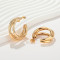 Luxury Fashion Accessory 18K Gold-Plated Waterproof Women'S Earrings