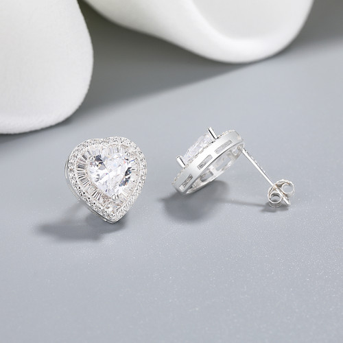 Elegant Wholesale Silver Stud Earrings Vintage Women'S 925 Silver Custom Stud Earrings