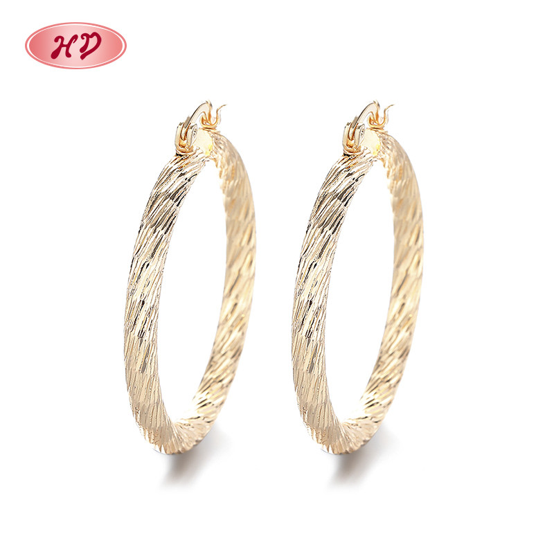 18K Gold-Plated Unique Ear Hoops