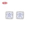 Hot Sale stud earrings Wholesale Shining Charm Square Zircon 925 Sterling Silver Earrings