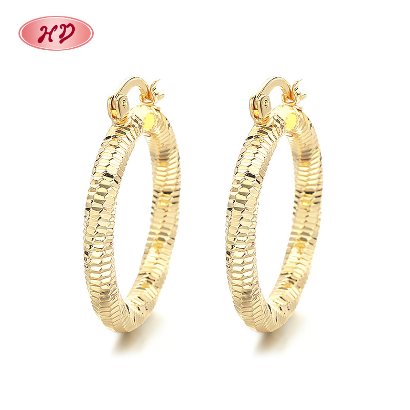 18K Gold-Plated Unique Ear Hoops