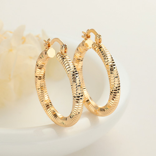 Vintage Style Jewelry Wholesale 18K Gold-Plated Women'S Earrings Classic Earrings Party Accessories