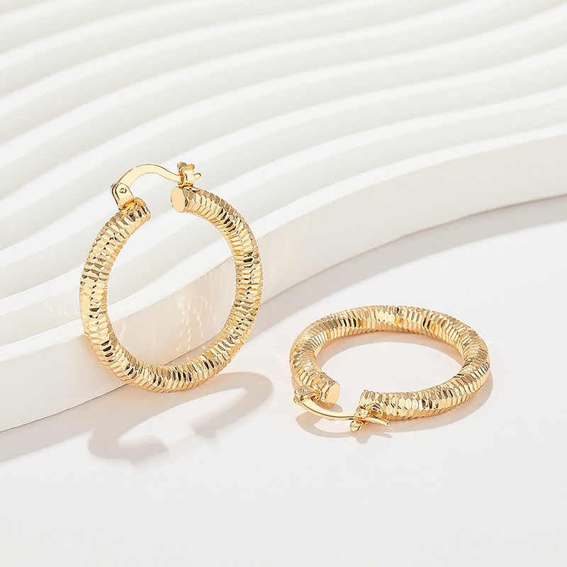 18K Gold-Plated Unique Ear Hoops