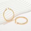 New Trendy 18K Gold-Plated Earrings With Simple And Fashion Hoop Earings