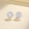 Hengdian Fine Jewelry Wholesale Aaa Cubic Zirconia 925 Sterling Silver Earrings