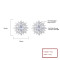 Hengdian Fine Jewelry Wholesale Aaa Cubic Zirconia 925 Sterling Silver Earrings