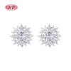 Hengdian Fine Jewelry Wholesale Aaa Cubic Zirconia 925 Sterling Silver Earrings