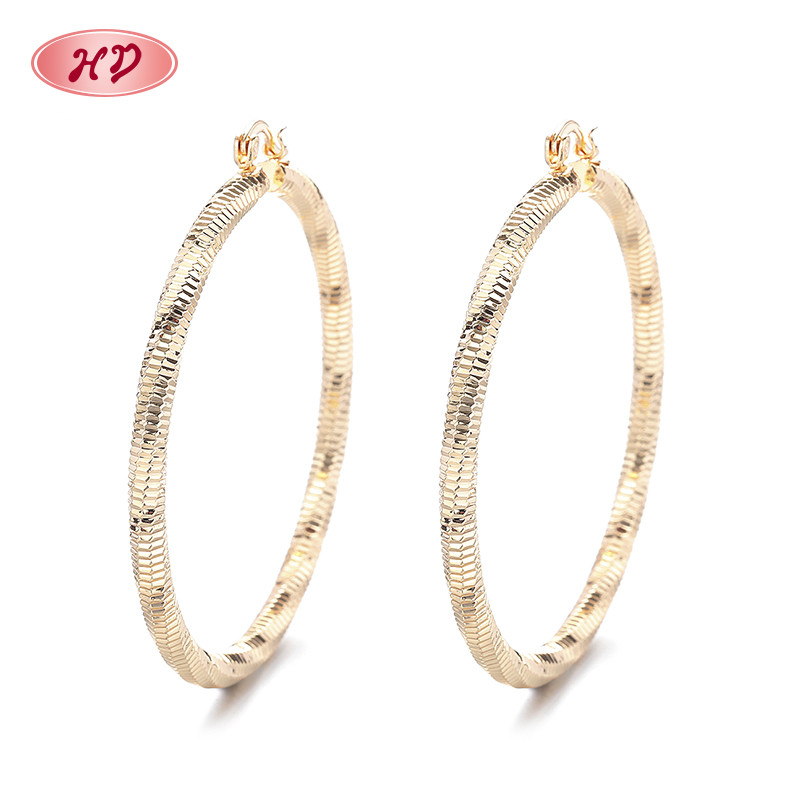 18K Gold-Plated Unique Ear Hoops