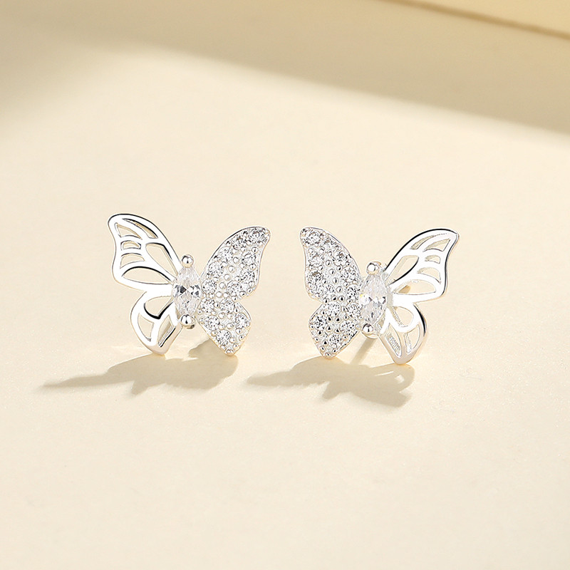 Radiant 925 Sterling Silver Cubic Zirconia Earrings