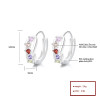 New Arrival Earrings For Gifts Colorful Silver Plating Cubic Zirconia Fine Jewelry For Women