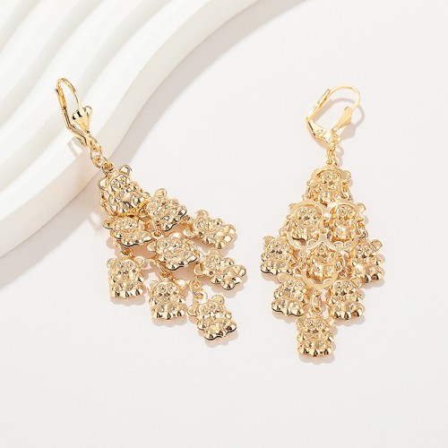 Free Shipping Gifts For Animal 18K Gold Jewelry Wholesale Earrings