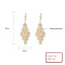 Free Shipping Gifts For Animal 18K Gold Jewelry Wholesale Earrings