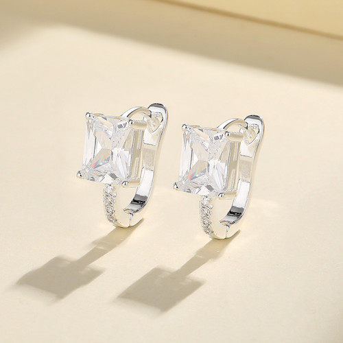 Fashionable Earrings New Arrival 925 Sterling Silver Cubic Zirconia Earrings Jewelry Women