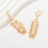 hdfashion Fine Jewelry Wholesale Cute Bead For Women 18K Gold Earrings