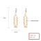 hdfashion Fine Jewelry Wholesale Cute Bead For Women 18K Gold Earrings