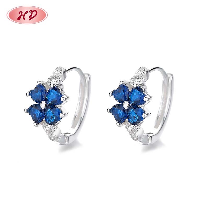 S925 Silver Zircon Earrings