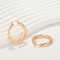 18K Gold Plated Vintage Style Fine Jewelry Hoop Earrings Wholesale Cute Earrings