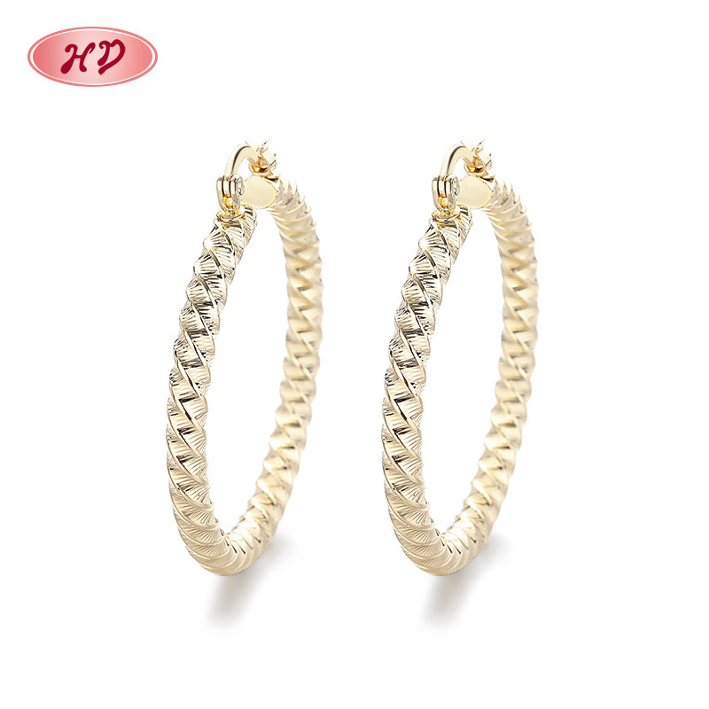 18K Gold-Plated Unique Ear Hoops