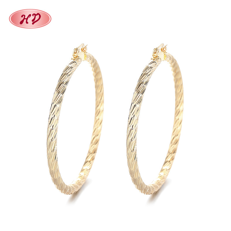 18K Gold-Plated Unique Ear Hoops