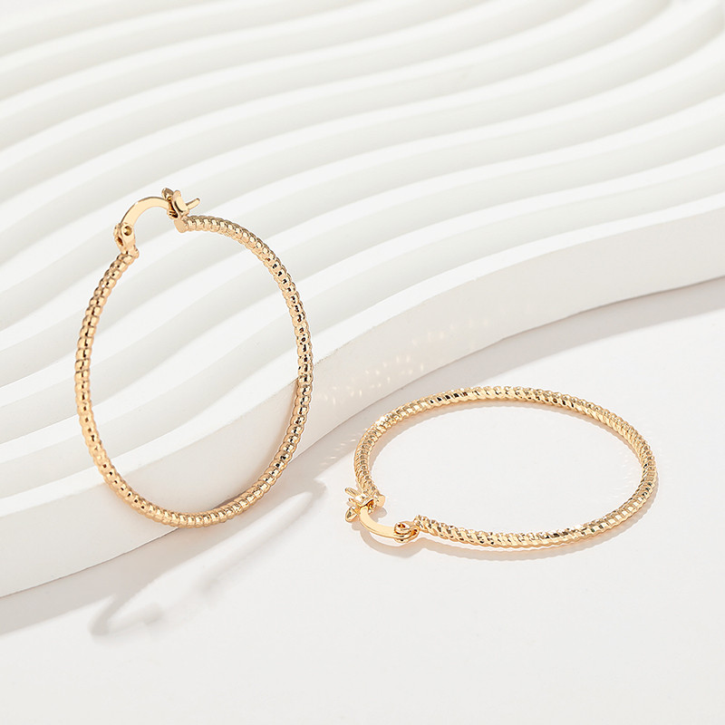 18K Gold-Plated Unique Ear Hoops